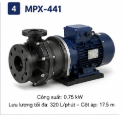 Máy bơm dẫn động từ MPX-441